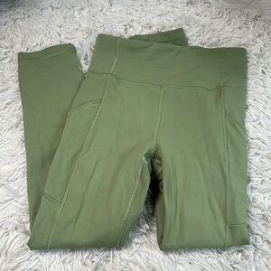 Lululemon Invigorate High-Rise Crop 23" Vista Green